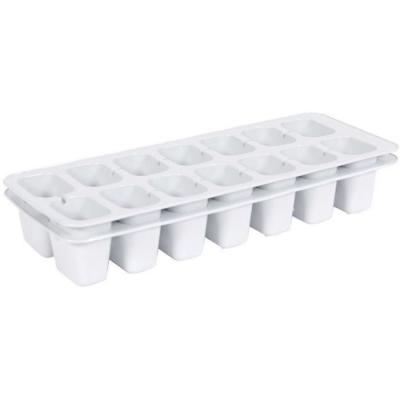 Lot de 2 bacs &agrave; 14 gla&ccedil;ons blanc c&eacute;rus&eacute;
