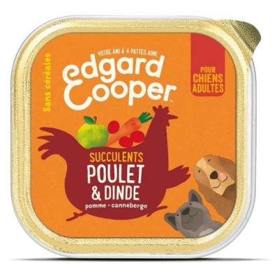 Edgard & Cooper Adult sans c&eacute;r&eacute;ales 150 g pour chien - poulet, dinde