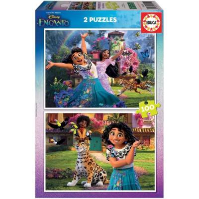 Educa Borras 2 X 100 Charm Puzzle Multicolore 6-9 Years