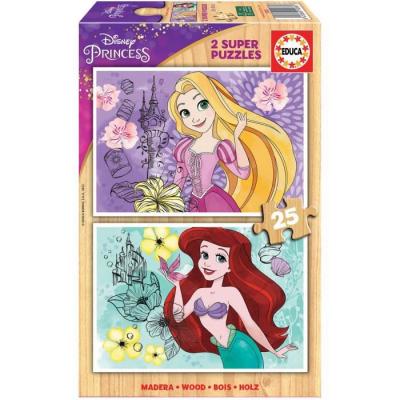 Educa - Puzzle - 2x25 Disney Princess 