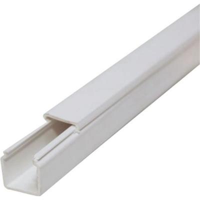 Moulure &eacute;lectrique en PVC - 40 x 17 mm - 2 m - blanc