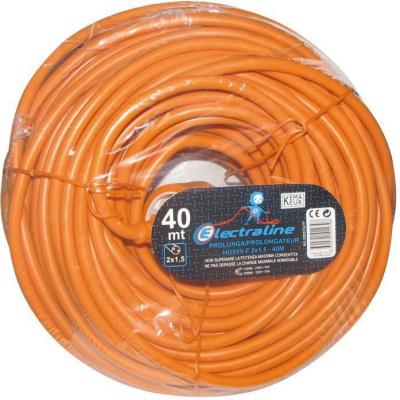 Electraline 20857037F Prolongateur jardin avec clapet 16 A 40 m Orange