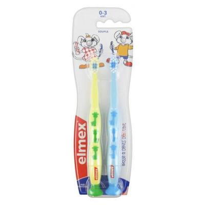 Elmex Brosse &agrave; Dents D&eacute;butant 0-3 Ans 2uts