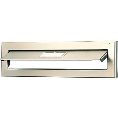 Entr&eacute;e de bo&icirc;te &agrave; lettre inox n&deg; 3 DECAYEUX - 300 x 30 mm - 161338