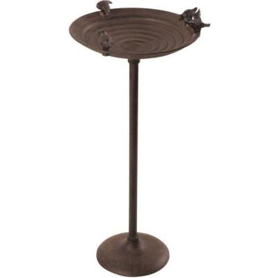 Esschert Design Baignoire pour oiseaux sur pied Fonte