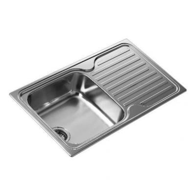 Evier &agrave; une cuve avec &eacute;gouttoir Teka SF 10119013 Acier inoxydable