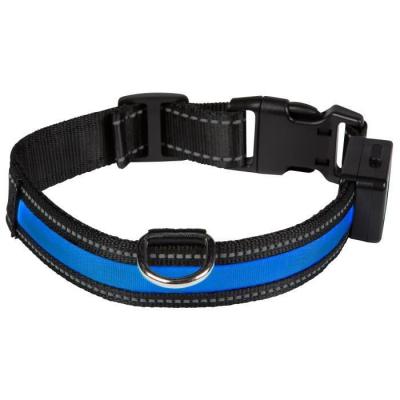 Collier lumineux &agrave; LED Eyenimal M bleu pour chien - Collier pour chien