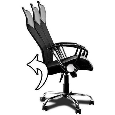 Fauteuil chaise de bureau noir inclinable ergonomique design moderne