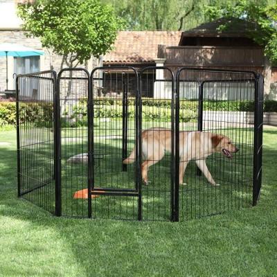 Feandrea Parc pour chien montage facile, Noir