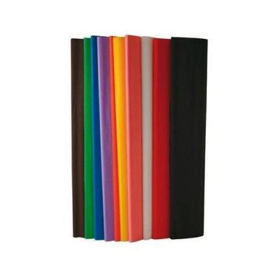 Clairefontaine Paquet de 10 feuilles Cr&eacute;pon 30g,cr&ecirc;p&eacute; &agrave; 40%, 2x0,5m assorties - Lot de 3