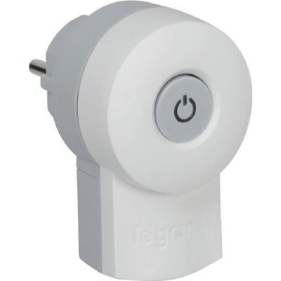 Fiches plastique avec interrupteur 2P+T Legrand M