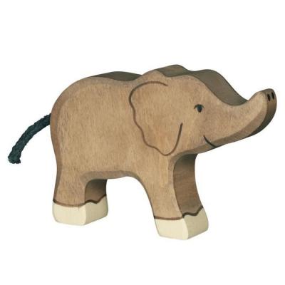 Figurine en bois Holztiger : Animaux de la Jungle : El&eacute;phant petit