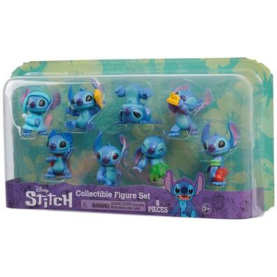 Lilo & Stitch - Pack 8 figurines Stitch Collectible Figure Set 7 cm