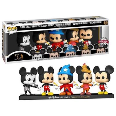 Funko Pop Disney Archives Mickey Exclusive 5 Units Multicolore
