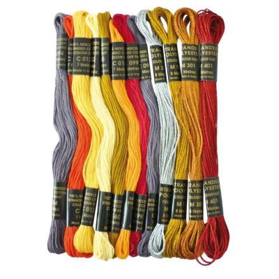 Graine Cr&eacute;ative 12 Echevettes 7m Fils Passion Metal Coton Pour Bracelets Br