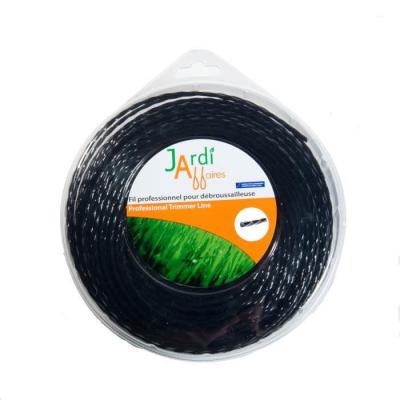 Fil pour d&eacute;broussailleuse professionnel Torsade 4,4mm x 37 m&egrave;tres