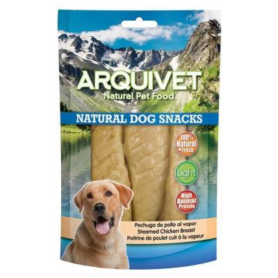 Snack Naturel pour Chiens de Poitrine de Poulet &agrave; la Vapeur 110 GR