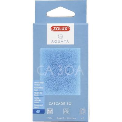 Zolux Cascade 30 Lot de 2 filtres en &eacute;ponge Bleu Marine
