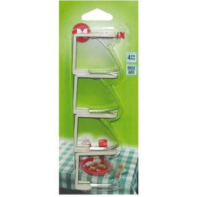Metaltex - sorepro pince nappe(4)inox+plast.*254505