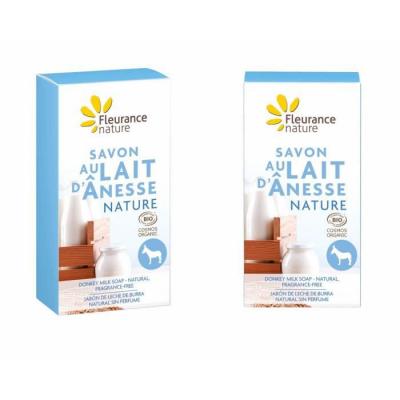 Savon Lait d'Anesse Nature 100g Fleurance Nature