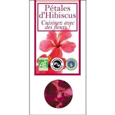 AROMANDISE Fleurs &agrave; Croquer Hibiscus 80 g - Lot de 3