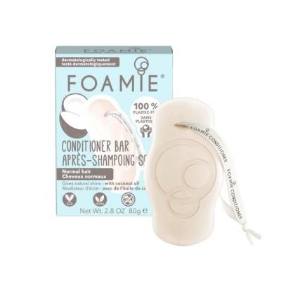 Foamie Apr&egrave;s-Shampoing Solide Huile de Coco 80g