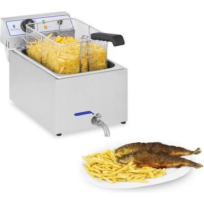 Famille Profonde &Eacute;lectronique De Friteuse Friteuse D'Acier Inoxydable 2000W 17 l - Argent