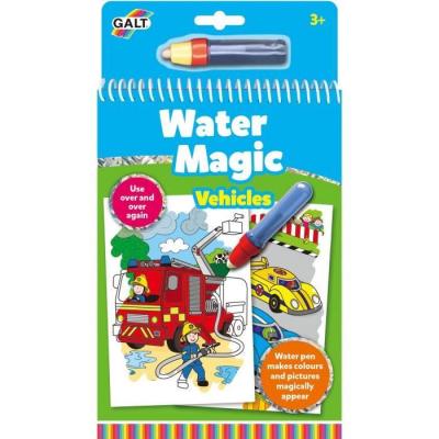 GALT Carnets de dessins Stylo magique - Water Magic V&eacute;hicules