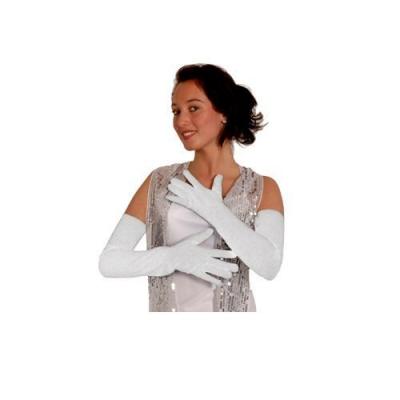 Gants Stretch Blanc - Blanc - Taille Unique