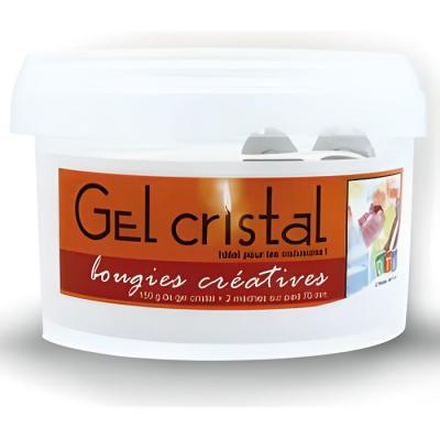 GRAINE CREATIVE 133400 Gel Cristal Pot/2 m&egrave;ches Cire Transparent 9 x 9 x 7 cm