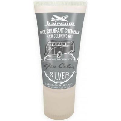 Hairgum Fix Color Gel Colorant Cheveux Argent 30ml