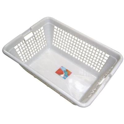 Gilac corbeille linge 79x57x29 blanc g611221 
