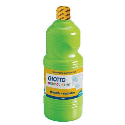 Gouache liquide lavable Giotto School Paint - Vert printemps