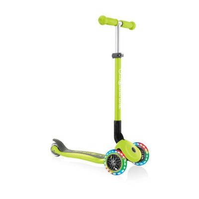 Globber Trottinette enfant 3 roues pliable Primo roue lumineuse vert