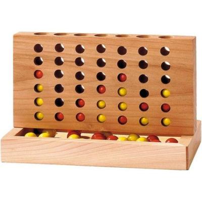 Jeu de soci&eacute;t&eacute; en bois Quatre &agrave; la suite 