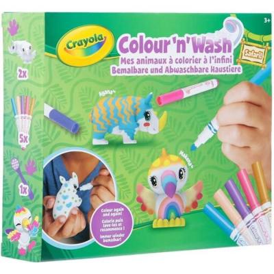 Jeu cr&eacute;atif Goliath Color'n'wash Mes animaux &agrave; colorier Kit Safari
