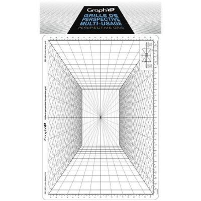 Grille de perspective Graph'it - Perspective frontale - 28 x 19 cm