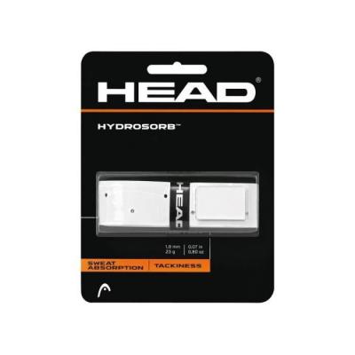 Grip de tennis head hydrosorb 1,8 mm &eacute;lastom&egrave;re blanc