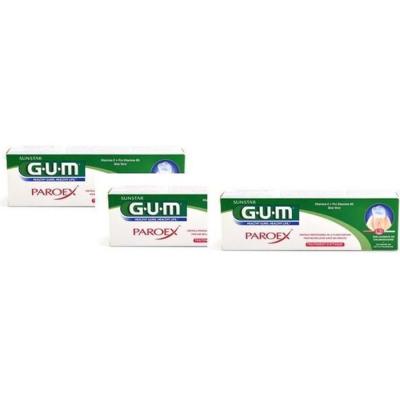 Gum Dent Paroex Gel 75 ml Lot de 3 - Lot 3 x 75 ml