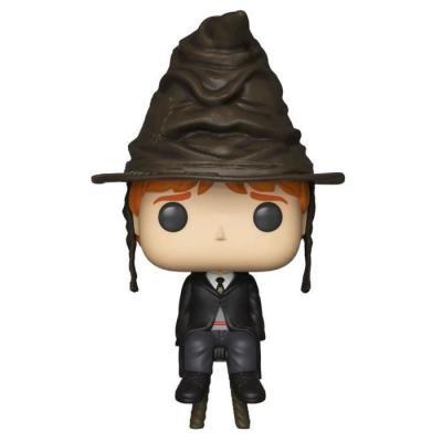 Figurine Funko Pop - Harry Potter N&deg;72 - Ron Weasley Avec Choixpeau (35516)