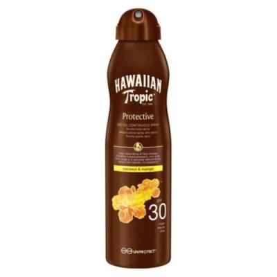 Hawaiian Tropic Protective Coconut & Mango Dry Oil Continuous Sp Sp Sp