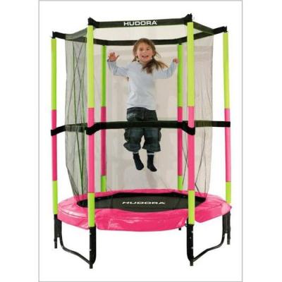 Le trampoline Joey Jump 3.0 rose de 140 cm de diam&egrave;tre 