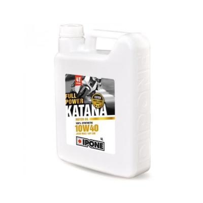 Huile moteur Ipone FULL POWER KATANA - 10W40 100% synth&eacute;se - 4 LITRES
