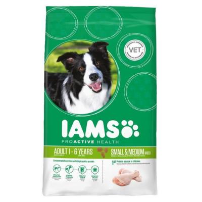 Iams for Vitality Adult Small & Medium Breed pour chien 2 x 3 kg
