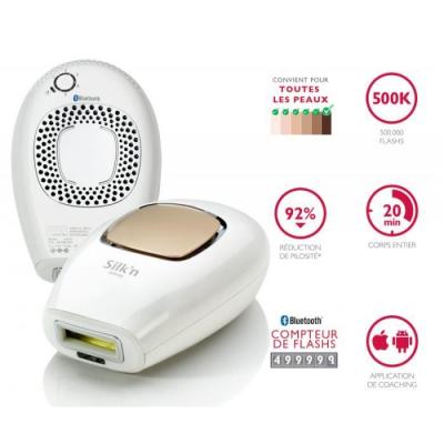 Infinity Premium 500.000 flash tous types de peaux - connect&eacute; Silk'n INFP1PE1001