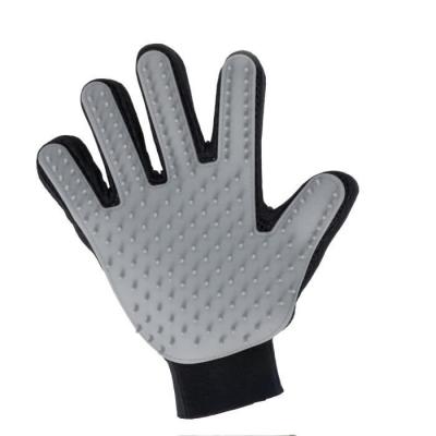 Innovagoods Gant pour brosser et masser les animaux gris - 16x23 cm T.U