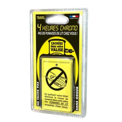 Insecticide punaises de lit pour valise - plaquette