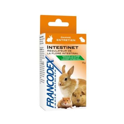 Intestinet 10 g pour rongeur et lapin. Francodex Multicolor