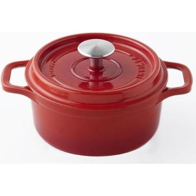 Invicta Cocotte Ronde - O 24 Cm - Rubis - Tous Feux Dont Induction