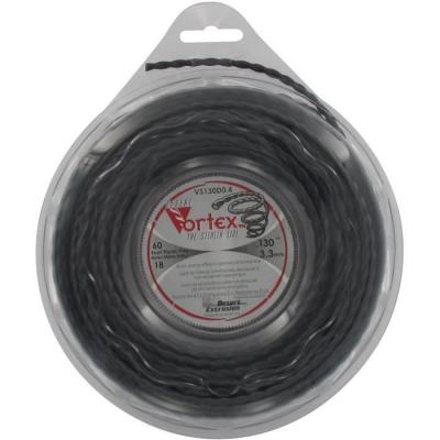 JARDIN PRATIQUE Fil nylon copolym&egrave;re VORTEX pour d&eacute;broussailleuse - &Oslash; 3,3 mm - L 18 m 